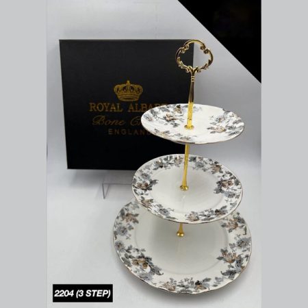 Royal Albert Three Tier Step Cake Stand – 2204-F