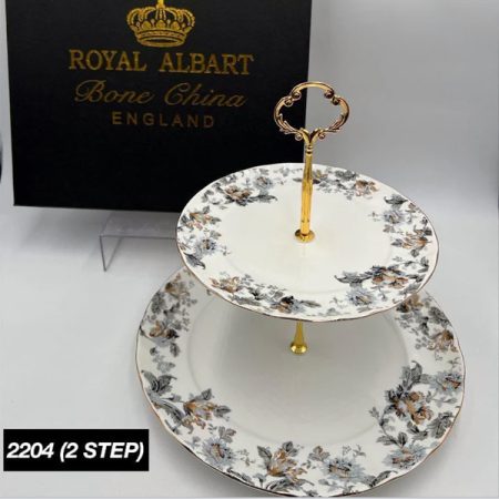 Royal Albert Two Tier Step Cake Stand – 2204-F