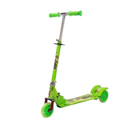 High Quality 3-Wheel Portable Stylish Padded Handles Kick Scooter Flashing Wheels 6-10 Years Kids