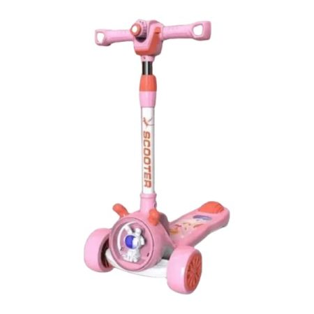 Astronaut Scooter for Boys-Girls with with Projector Light Music