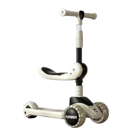 Kids Scooter for Kids Adjustable Height and Removable Seat with 3 LED Wheel