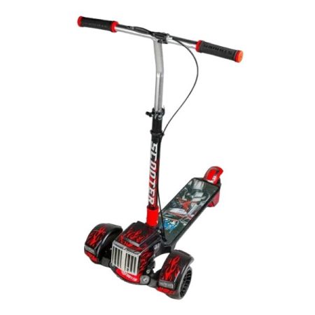 Fire Foldable Scooter With 2 Wheels – Red – Sk-106