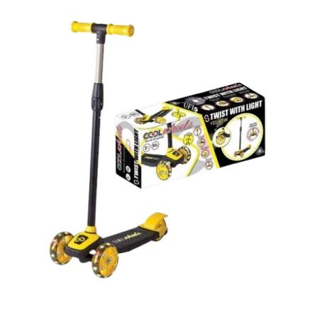 COOL WHEELS TWIST WITH LIGHT YELLOW SCOOTER – FR58925