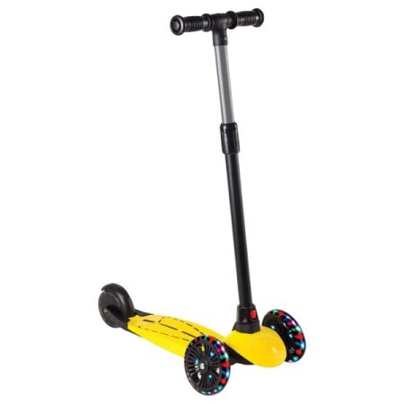 Cool wheels Dragon 3 Wheel Kick Scooter With Light – Yellow – FR59472