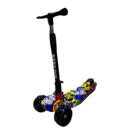 COOLBABY Kids Scooter for Kids 3 Wheel with Light-Up Wheels Scooter, Height Ajustable