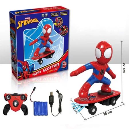 Spider-Man Electric Remote Control Stunt Car Toy for Kids