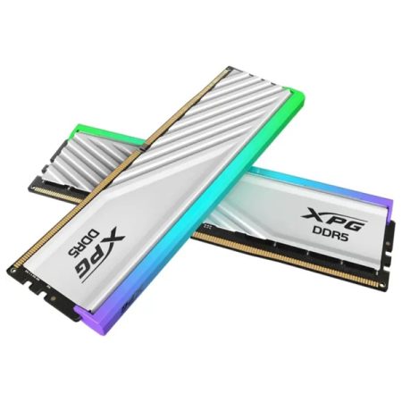 XPG Lancer Blade RBG DDR5 6000MHz CL30 64GB (2x32GB) PC5-48000 RAM 288-Pins UDIMM Desktop Memory Kit White Heatsink
