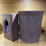 Elegant-Faux-Leather-Tissue-&-Dustbin-Set-Price-in-Pakistan