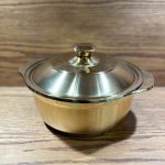 Elegant and Stylish Golden Pots For Serving
