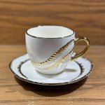 Fine Bone China Cup with Gifts Set and Royal Coffee Mug Tea Set of 6 Cup and Plate Small