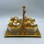 GOLDEN 4 PCS PARTITION JAR