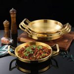 GOLDEN SPANISH PAELLA WOK 24 CM