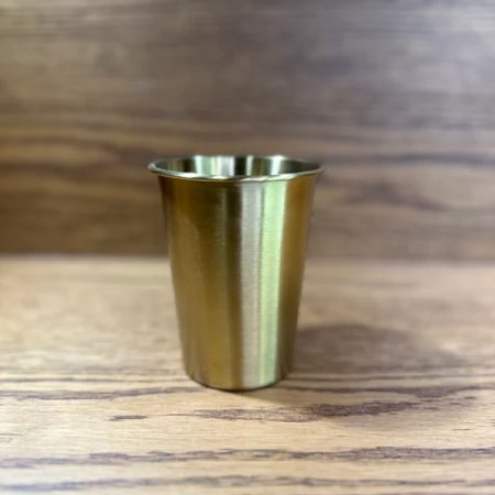 Golden Stainless Steel Glass