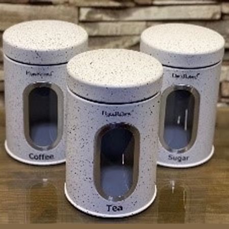 HAUSROLAND 3 PCS STORAGE CANISTER SET