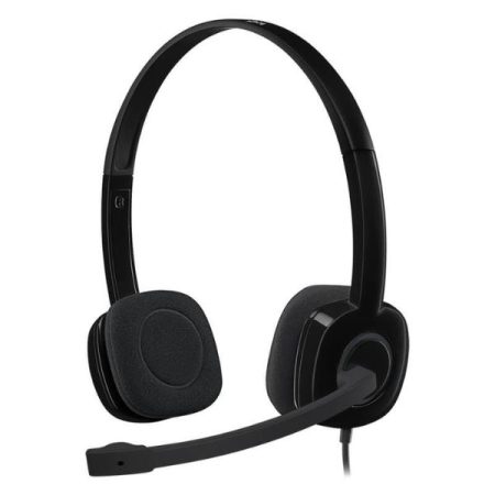 Logitech H151 Analog Stereo Headset with Boom Microphone (981-000587)