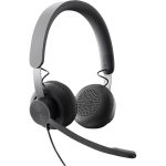 Logitech ZONE Wired USB-C Headset with USB-A Adapter | UC Version - 981-000875
