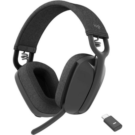 Logitech ZONE VIBE Wireless Perfect For Hybrid Work Multimedia Headset-Graphite (981-001157)