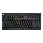 Logitech G PRO X TKL LIGHTSPEED Mechanical Gaming Keyboard | 920-012136 | Black US International Tactile Back