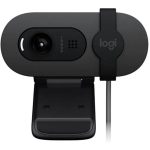 Logitech BRIO 105 FHD 1080p Business Webcam with Auto Light Balance | 960-001592 | Certified for Google Meet | Works with Chromebook | Privacy Shutter