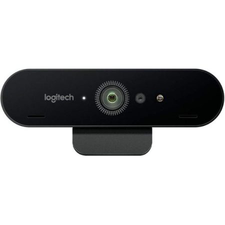 Logitech BRIO 4K Ultra Webcam with Windows Hello Support - 960-001105 - HDR, RightLight 3, 5× Digital Zoom