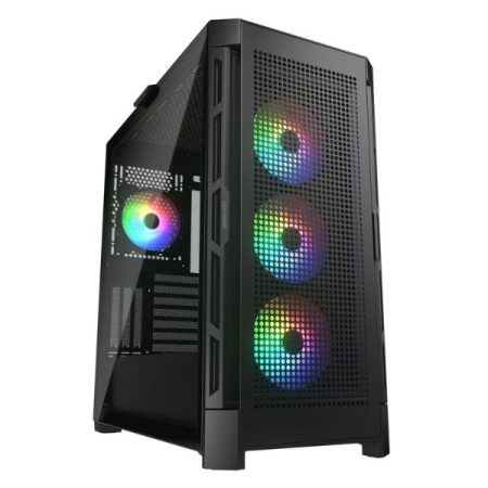 Cougar Duoface Pro RGB Mid Tower Case with Brilliant Lighting Scenery and Excellent Cooling Performance (Mesh Front Panel) (Black) ( 385AD10.0001)