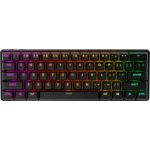 SteelSeries Apex Pro Mini Wireless 60% Mechanical Gaming Keyboard - OmniPoint 2.0 Adjustable Switches - 64842 - US English