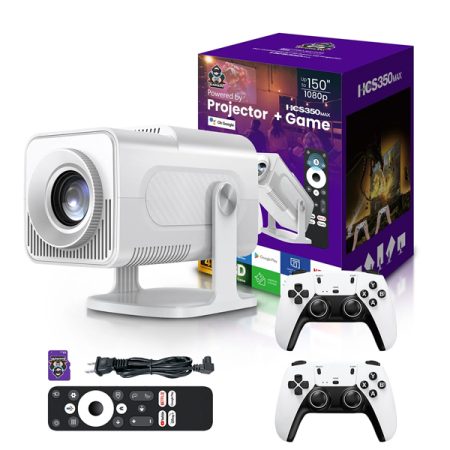 HCS350 Max 4K Android 11 Gaming Projector 2GB+16GB with Wireless Gamepad