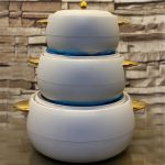 HOTPOT SET EXCLUSIVE 3 PCS SET WHITE PLAIN