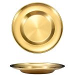 Juliana Style Luxury Golden Plate – 30CM