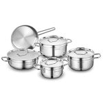 KORKMAZ ALFA 9 Pieces Cookware Set