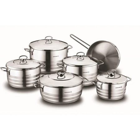 KORKMAZ ALFA PLUS Cookware Set 11 Pcs