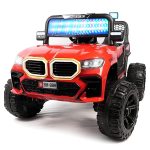 Kawaii-Kids-Battery-Operated-Electric-Car-for-Kids-Rideon-Jeep-with-Remote-Control,-USB,-Bluetooth-and-Windshield-Lighting,-for-Kids-1-to-5-Years-(Jeep,-Red)-Price-in-Pakistan