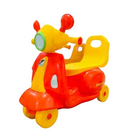 Ever Green Vespa Bike with Ket Start Light Music Push Car