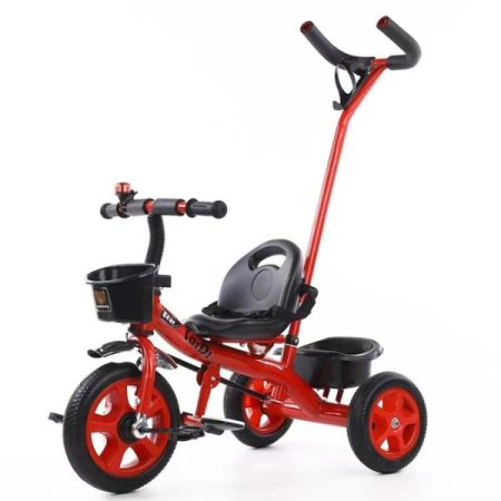 Tricycle Stroller 3 Wheel Pedal Bike 4 in 1 – Children Tricycle With Push Handle 3-5 years