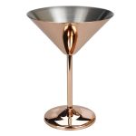 Stainless Steel Cocktail Glasses Martini Glasses Wine Cup 230 ML