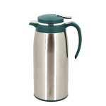 Stainless Steel Vacuum Flask Glass Refill Insulated Tea Pot Coffee Thermos Flask Green 1.0Liter