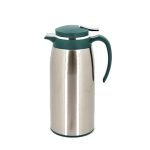 Stainless Steel Vacuum Flask Glass Refill Insulated Tea Pot Coffee Thermos Flask Green 1.6 Liter