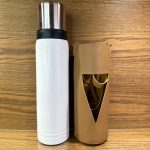 Stainless Steel Water Bottle with Leather cover & strap | 1200ml