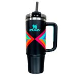 Stanley The Quencher H2.O Tumbler Black Hyper Geometry 40OZ