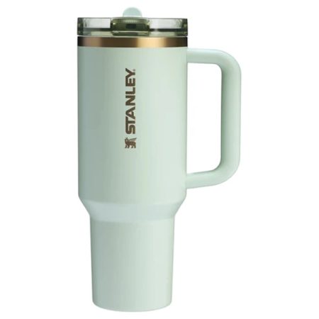THE QUENCHER PROTOUR FLIP STRAW TUMBLER | 40 OZ Gilded Celadon