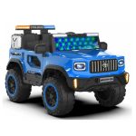 Toyota Police Jeep 12V Kids Ride-On Car with LED Lights & Siren 2-8 Years Kids