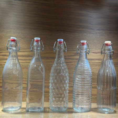 Transparent Crip Glass Bottles 1000 ML