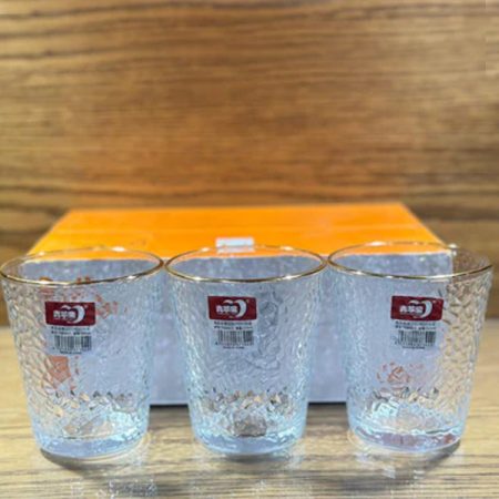 Transparent Pebble Textured Glasses
