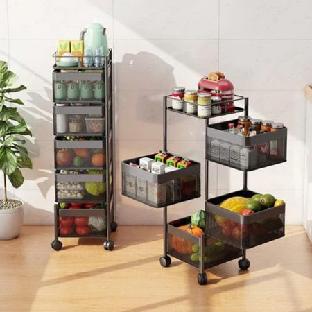 Vegetable Square Storage Trolly 5 step
