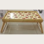 WOODEN BED TRAY PRINTED