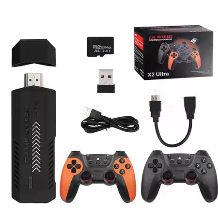 X2 Ultra TV Game Stick GD10 Plus Mini Game Player X2 2.4G Double Wireless Controller 4K HD Retro Video Console