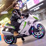 kids Ride on Hayabusa Electric Bike Motorcycle Battery Powered Toy for Kids to Drive