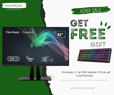 ViewSonic 32” 4K UHD Monitor (VP3256-4K)