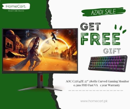 AOC C27G4ZE 27″ 280Hz Curved Gaming Monitor 0.3ms FHD Fast VA