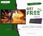AOC CQ27G4 27″ QHD 180Hz Curved Gaming Monitor Fast VA 0.5ms HDR10